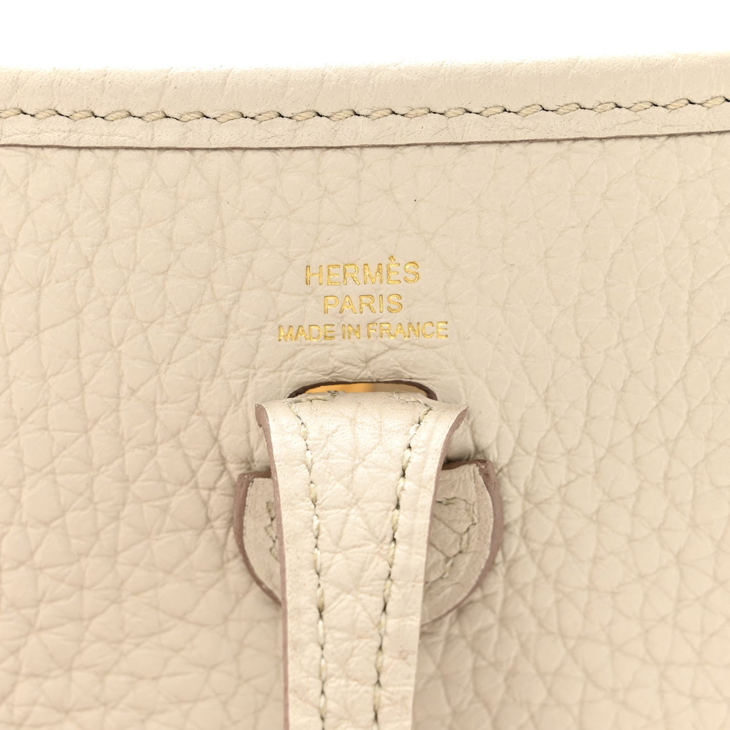Hermes Taurillon Clemence Amazone Evelyne TPM Nata Craie 6 of 10
