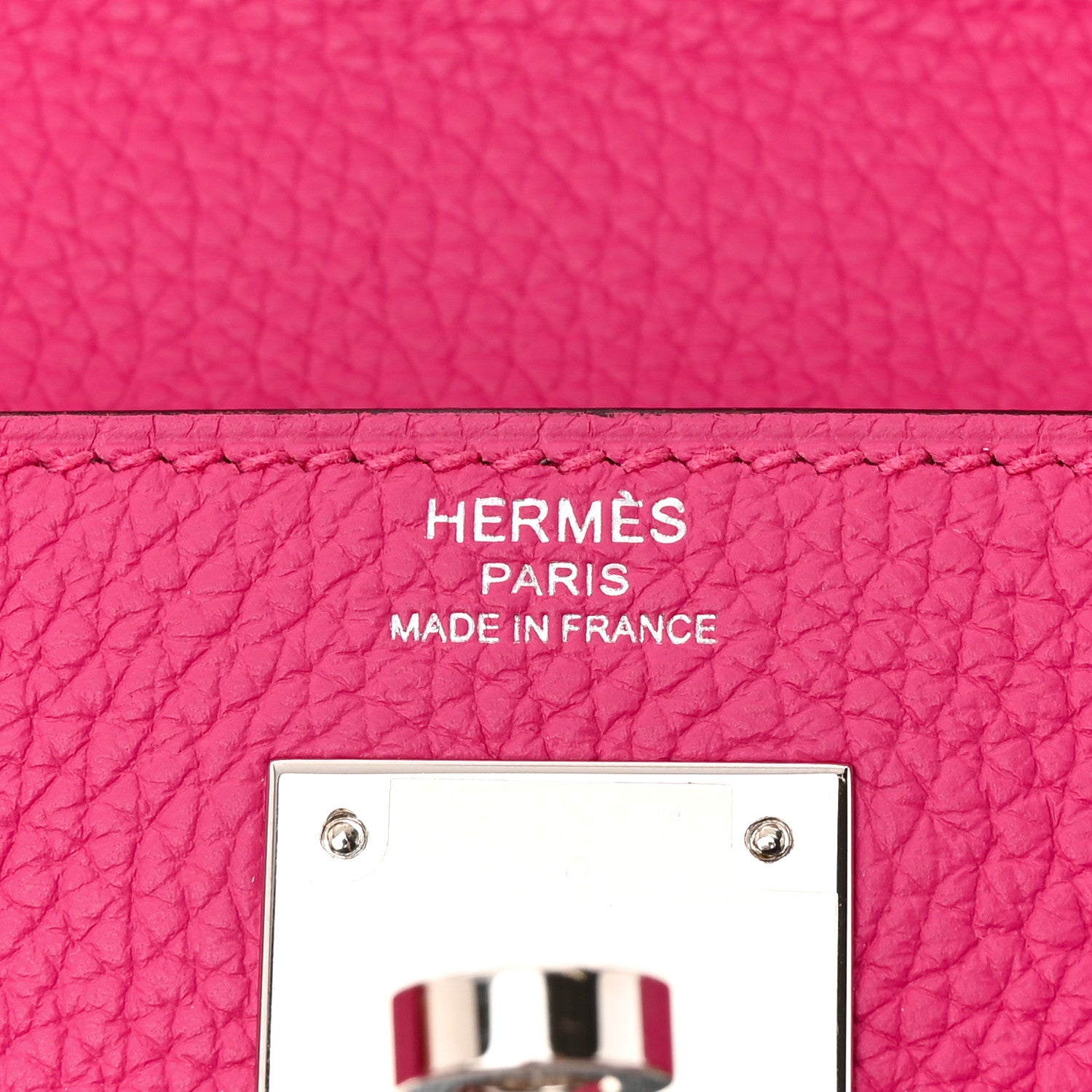 Hermes Togo Kelly Retourne 28 Rose Shocking 6 of 16