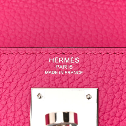 Hermes Togo Kelly Retourne 28 Rose Shocking 6 of 16