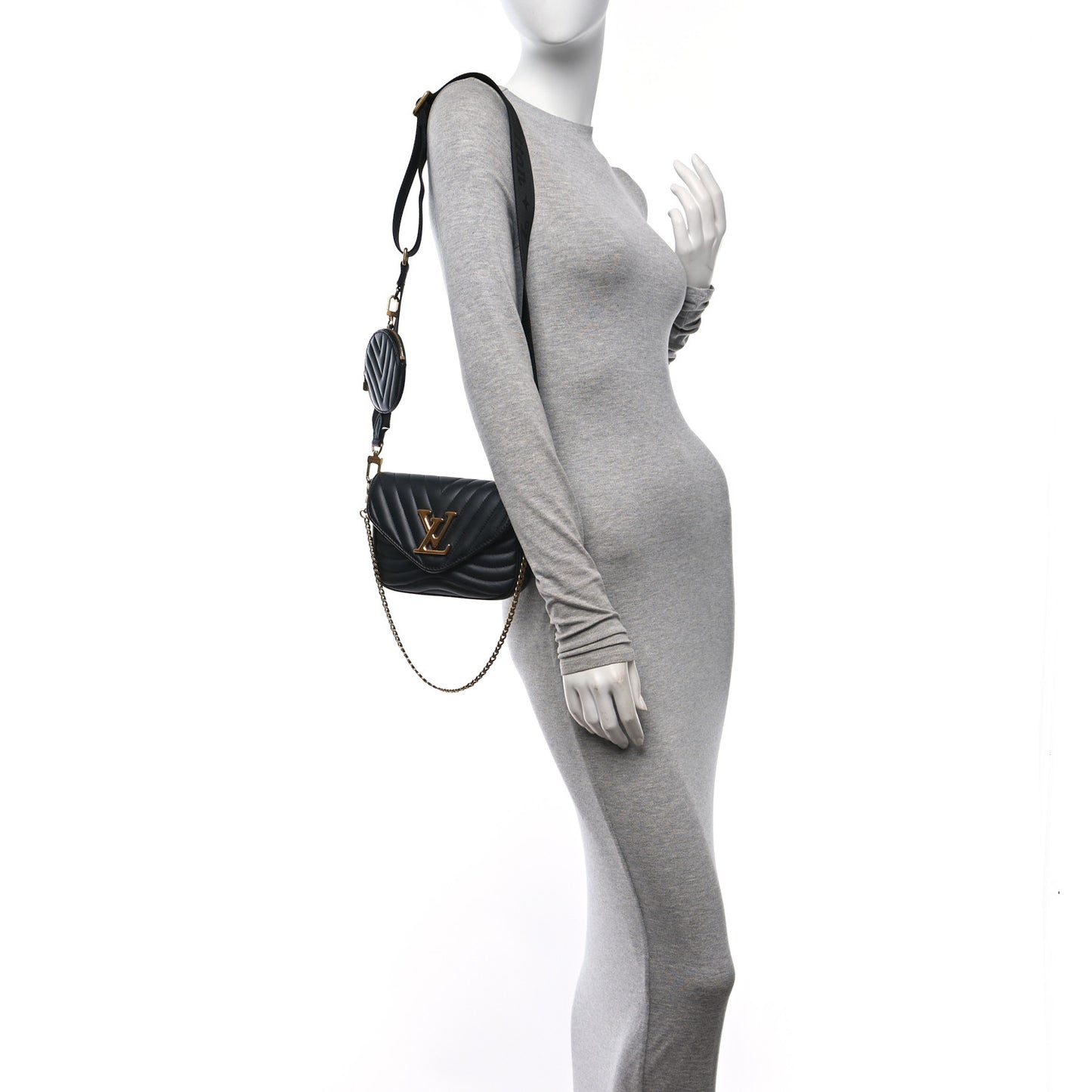 Calfskin New Wave Multi Pochette Black