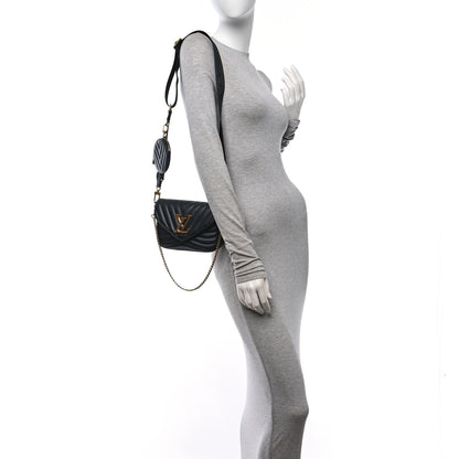Louis Vuitton Calfskin New Wave Multi Pochette Black 2 of 14