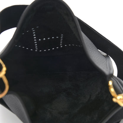 Hermes Taurillon Clemence Evelyne III PM Black 5 of 9