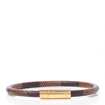 Louis Vuitton Damier Ebene Keep It Bracelet 19 1 of 4