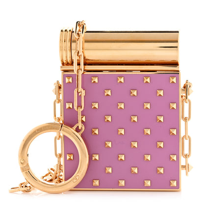 Valentino Garavani Rockstud Lipstick Holder Minaudiere Pink 1 of 11