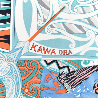 Hermes Silk Kawa Ora Scarf 90 2 of 5