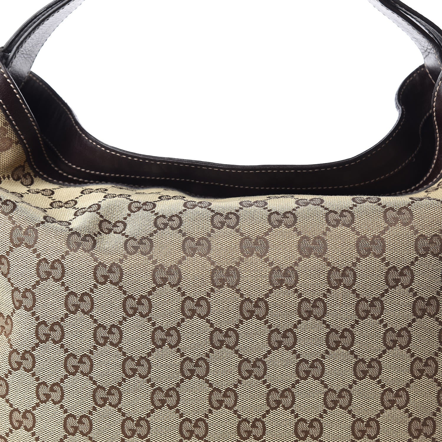 Gucci Monogram Large Wave Hobo Dark Brown 10 of 10