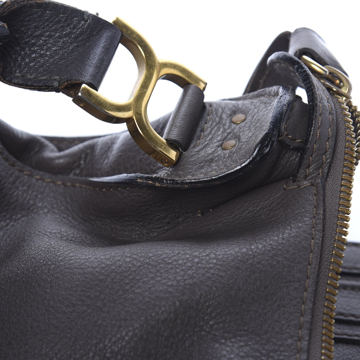 Calfskin Medium Marcie Hobo Ash