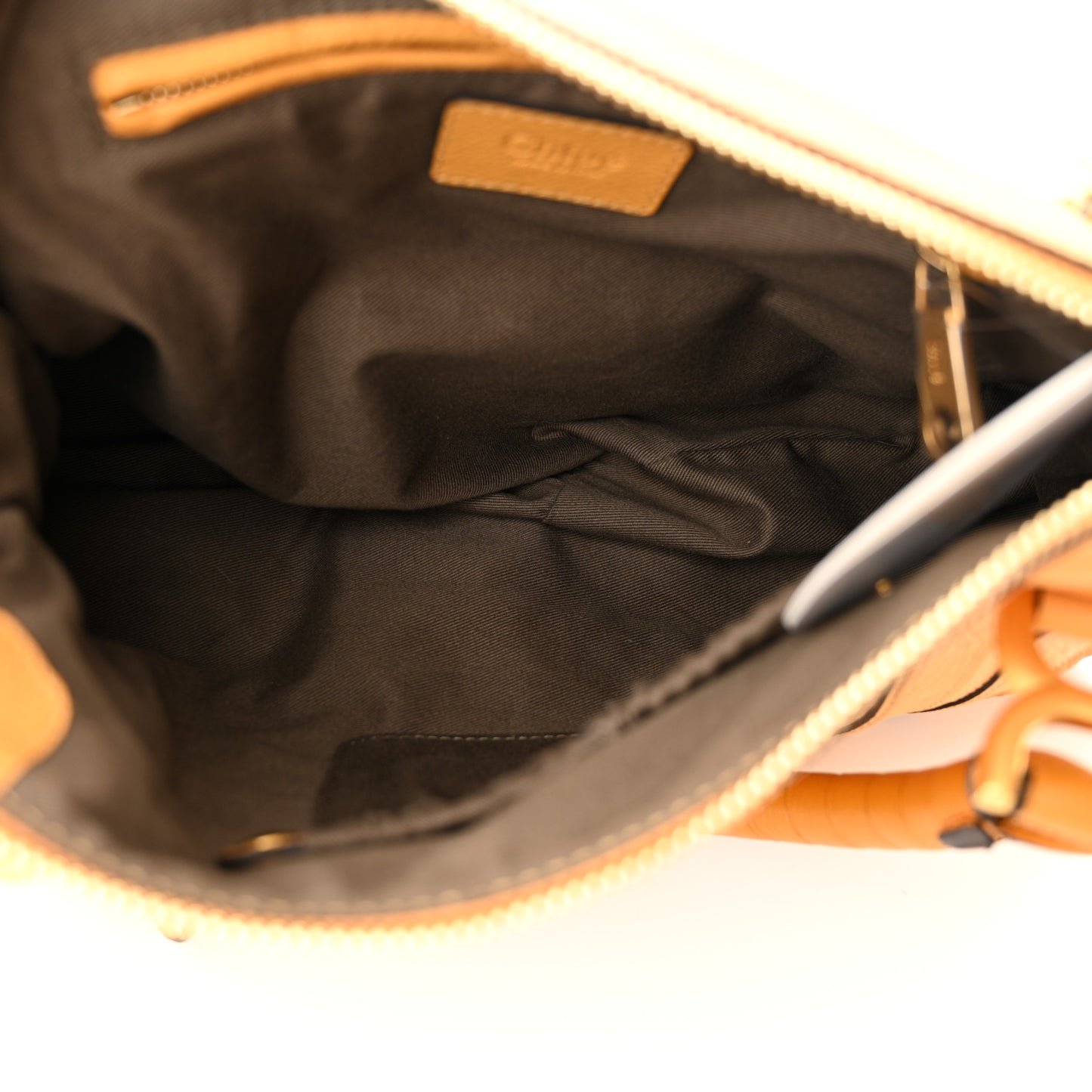Calfskin Medium Marcie Satchel Burning Camel