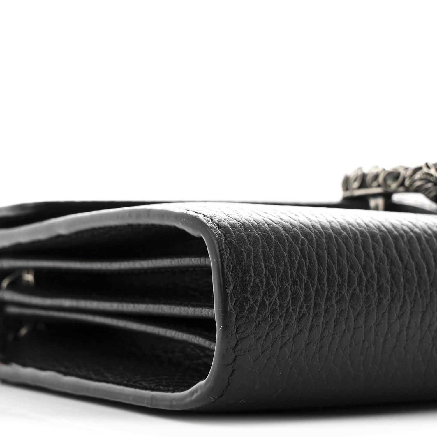 Gucci Calfskin Mini Dionysus Chain Wallet Black 11 of 12