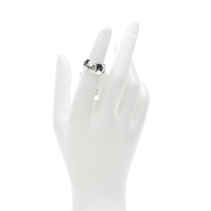 Gucci Sterling Silver Wide Blind for Love Band Ring 48 4.5 4 of 8