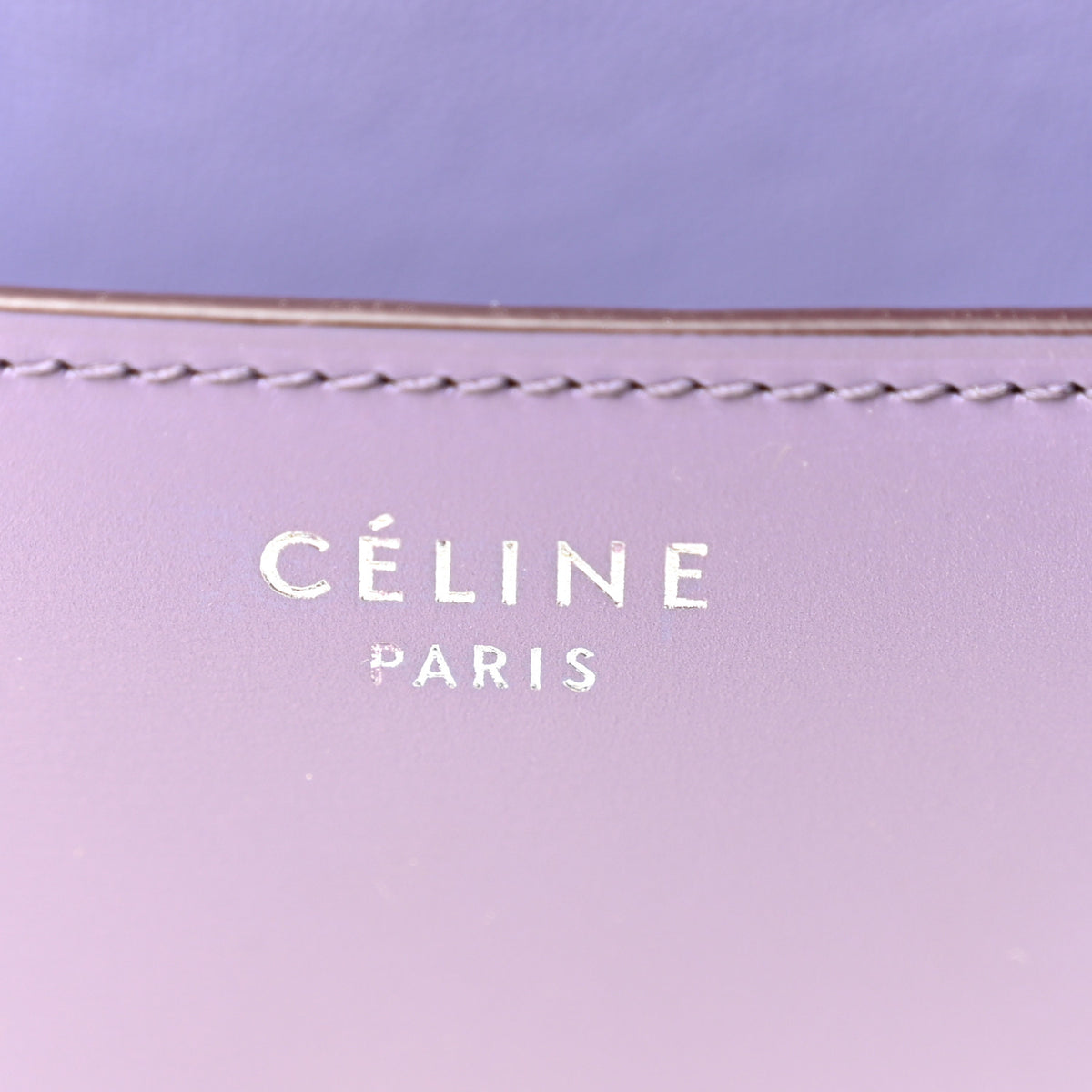 Celine Box Calfskin Medium Classic Box Flap Bag Amethyst 6 of 10