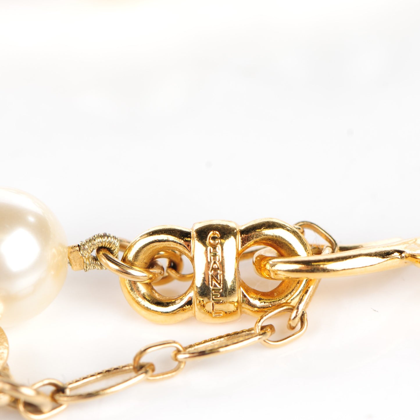Pearl CC Choker Necklace