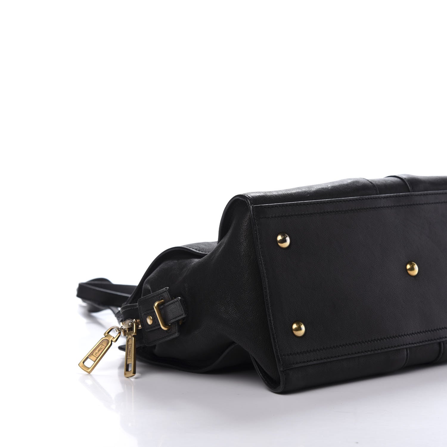 Saint Laurent Sheepskin Small Cabas ChYc Black 6 of 14