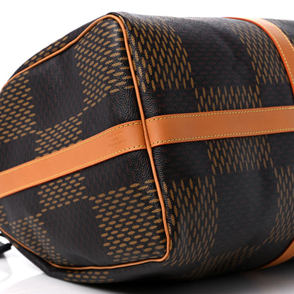 Louis Vuitton x Nigo Giant Damier Ebene Monogram Keepall Bandouliere 50 6 of 8
