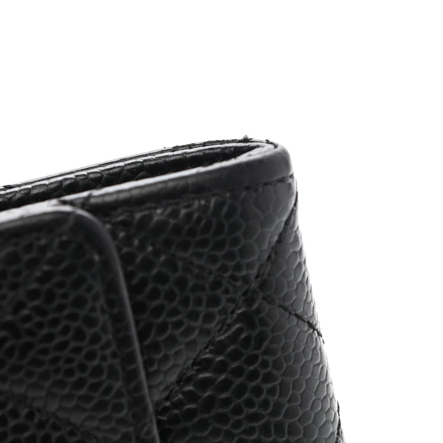 Chanel Caviar Quilted Flap Card Holder Black 9 of 10