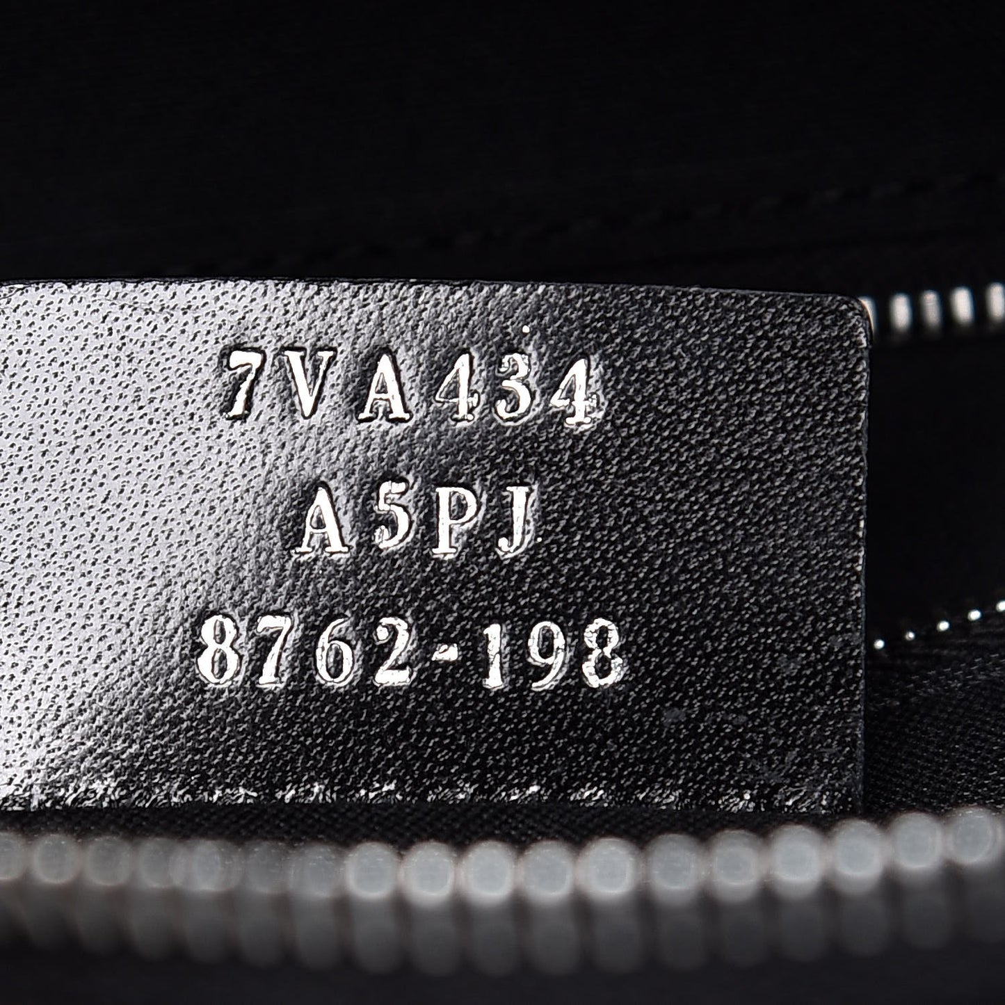Vitello Century Bi-Color FF 1974 Embossed Belt Bag Maya Black