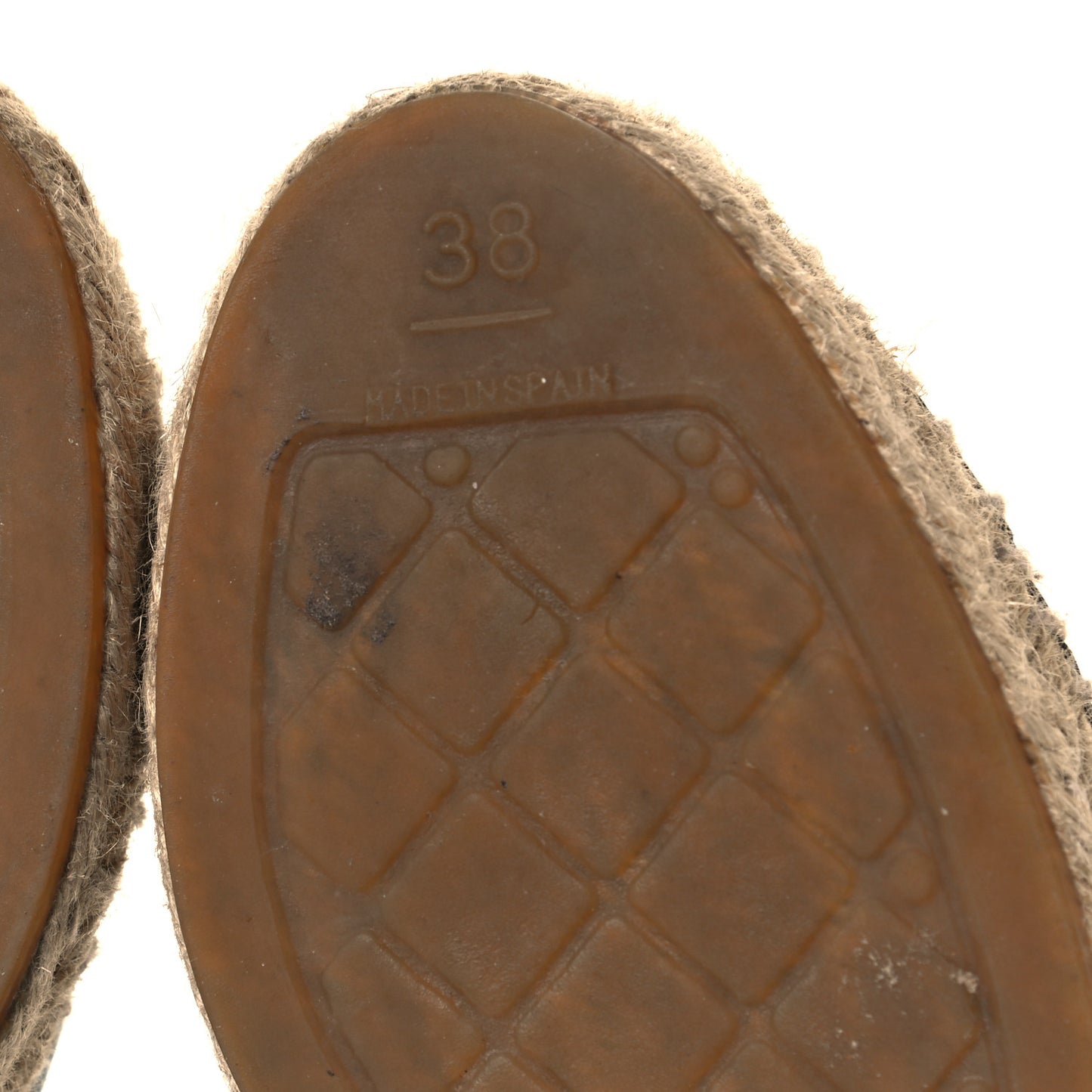 Lambskin CC Espadrilles 38 Black