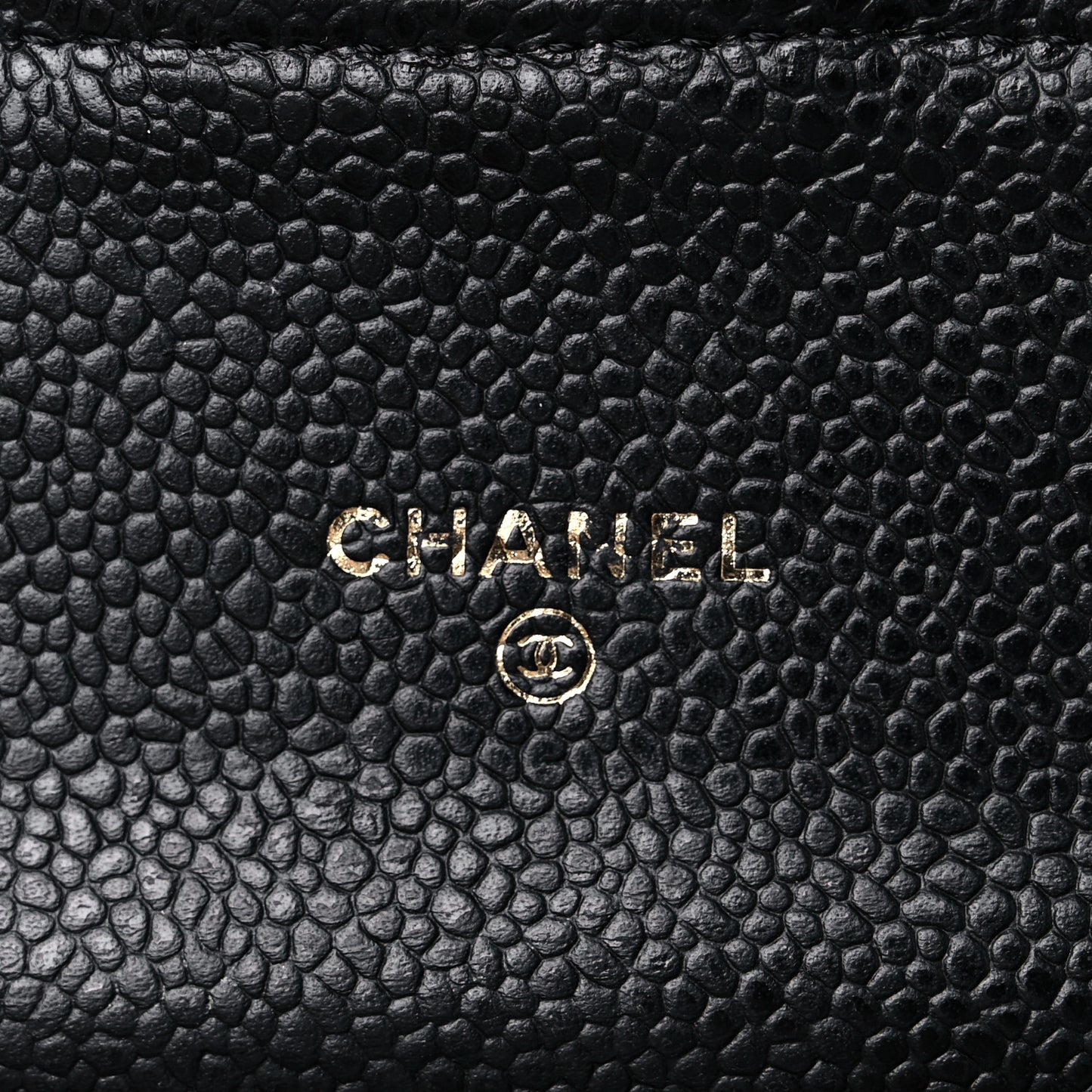Caviar Quilted Travel Wallet Black