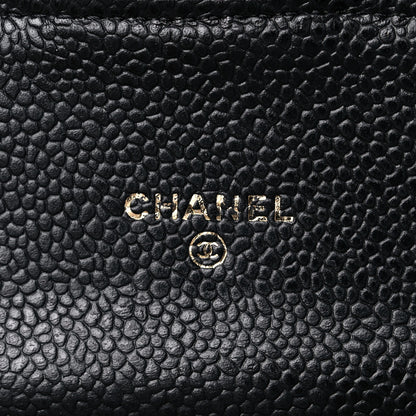 Chanel Caviar Quilted Travel Wallet Black 7 of 16