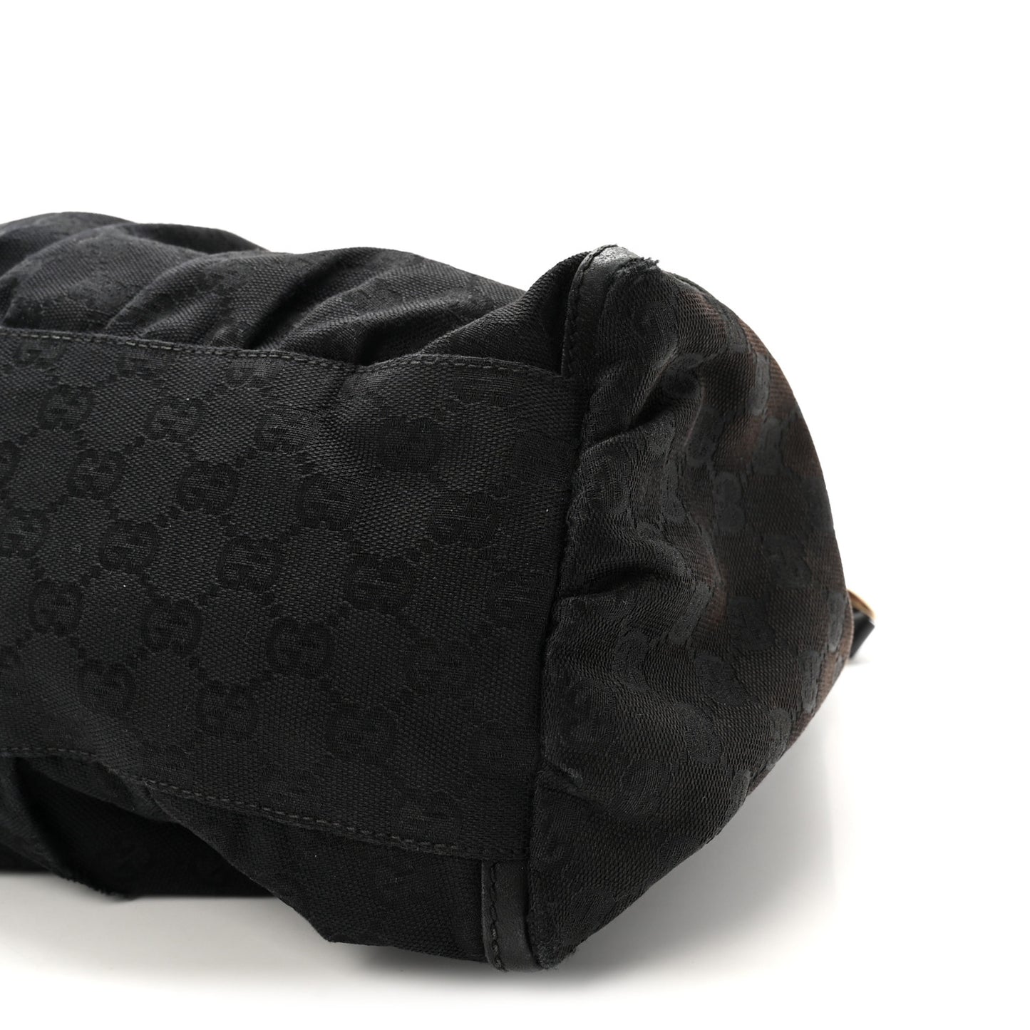 Monogram Large D Ring Hobo Black