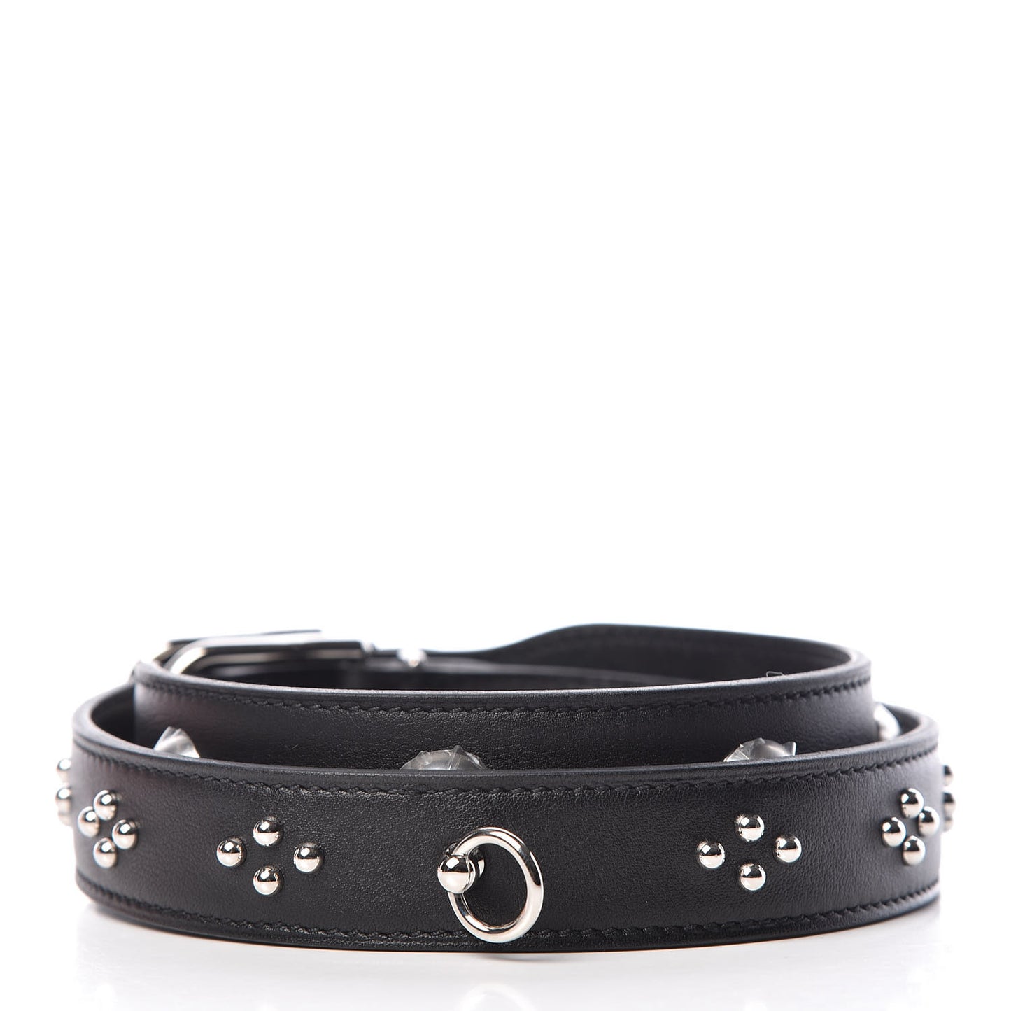 Swift Studded Carnaby Losange Shoulder Strap Black