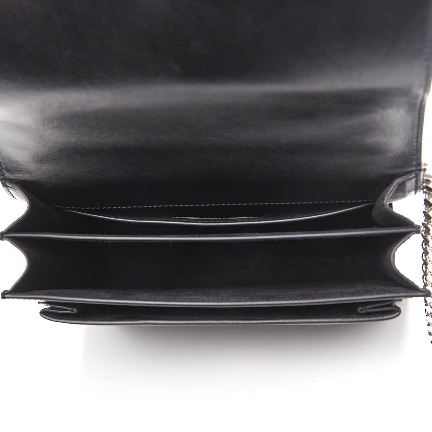 Saint Laurent Calfskin Medium Monogram Sunset Black 6 of 10