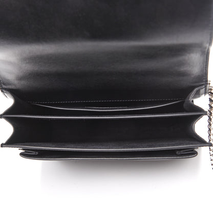 Saint Laurent Calfskin Medium Monogram Sunset Black 6 of 10