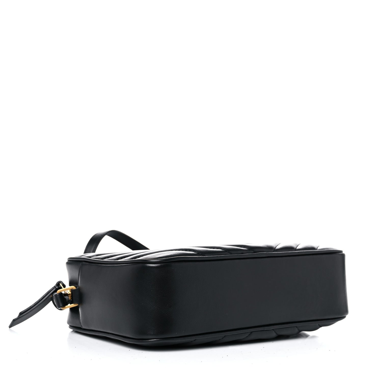 Calfskin Matelasse Monogram Lou Camera Bag Black