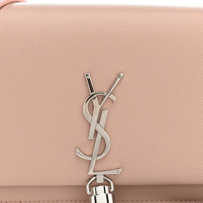 Saint Laurent Grain De Poudre Classic Monogram Kate Tassel Chain Wallet Pale Pink 7 of 10