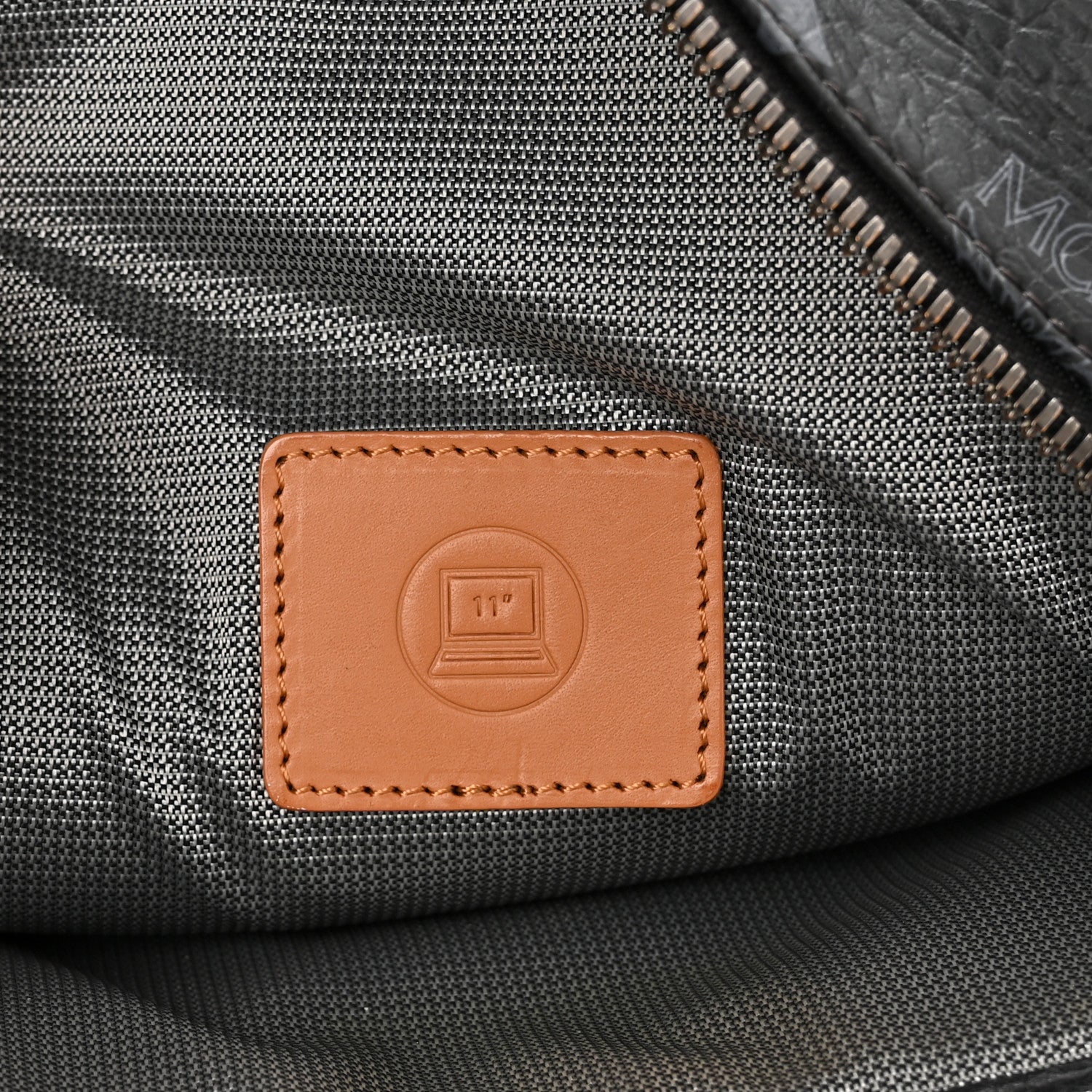 MCM Visetos Small Side Stud Stark Backpack Black 6 of 11