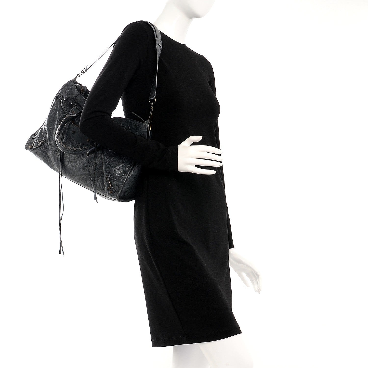 Balenciaga Agneau Classic Hardware City Anthracite 2 of 8