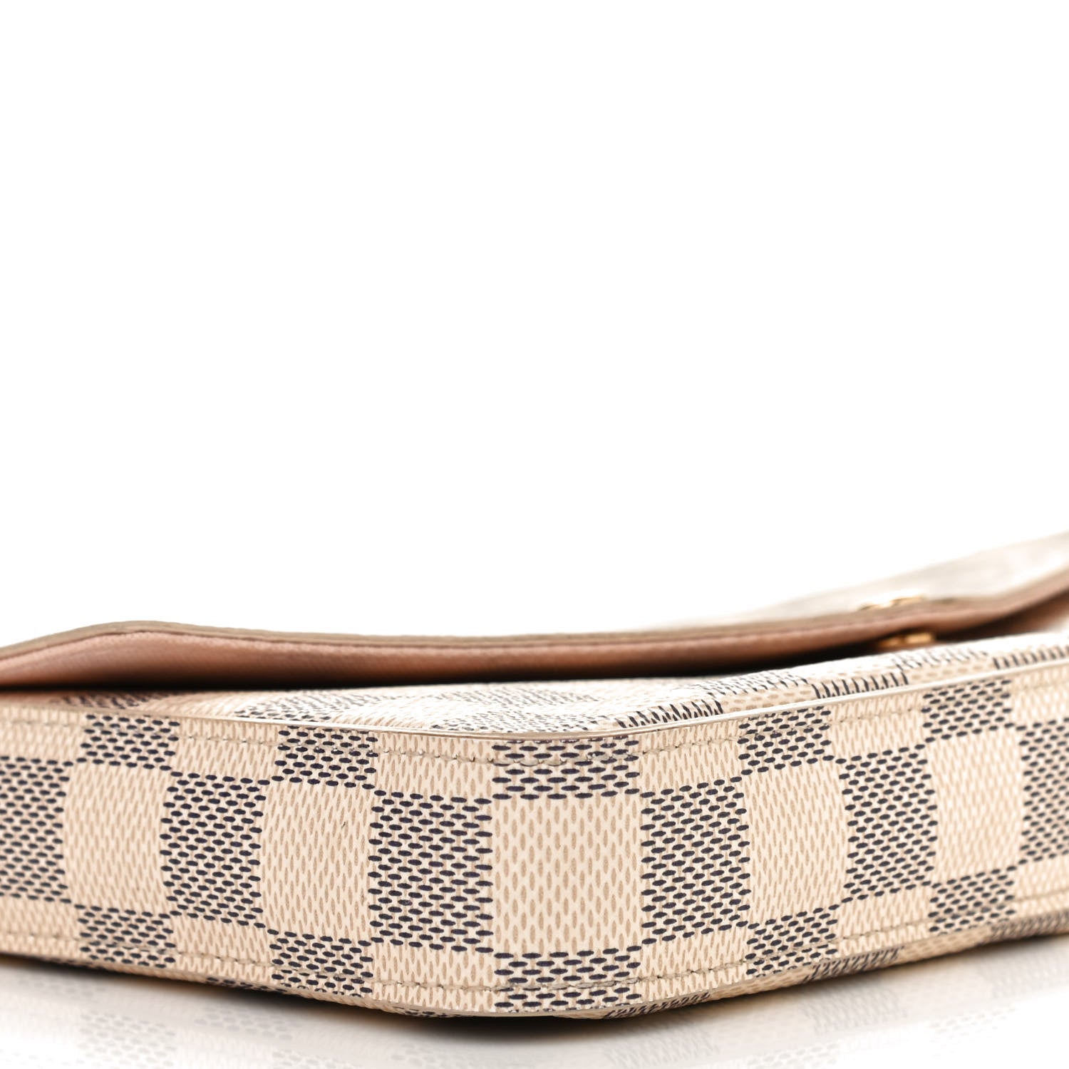 Louis Vuitton Damier Azur Pochette Felicie Chain Wallet Rose Ballerine 8 of 9