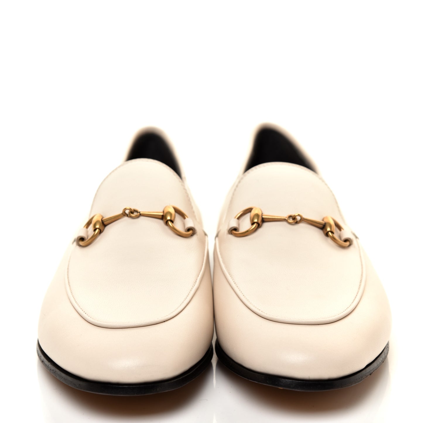 Lambskin Womens Brixton Horsebit Loafers 40.5 Mystic White