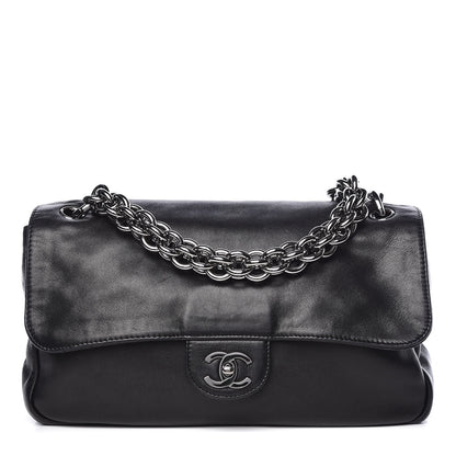 Chanel Lambskin Medium Soft and Chain Flap Black 1 of 10