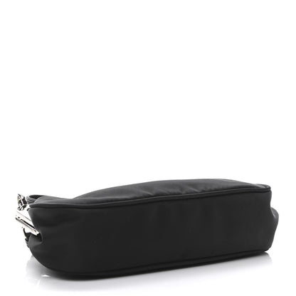 Prada Nylon Kisslock Crossbody Bag Black 4 of 11