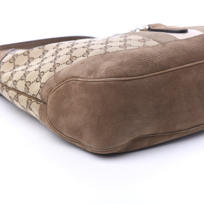 Gucci Monogram Web Medium Jackie O Hobo Brown 6 of 10
