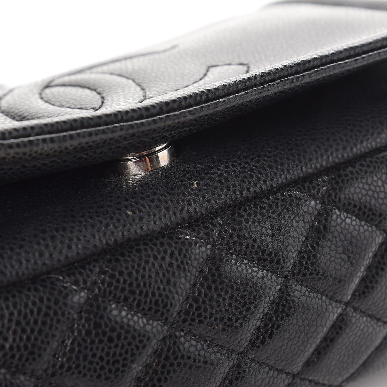 Chanel Caviar Medium Timeless CC Flap Black 9 of 9