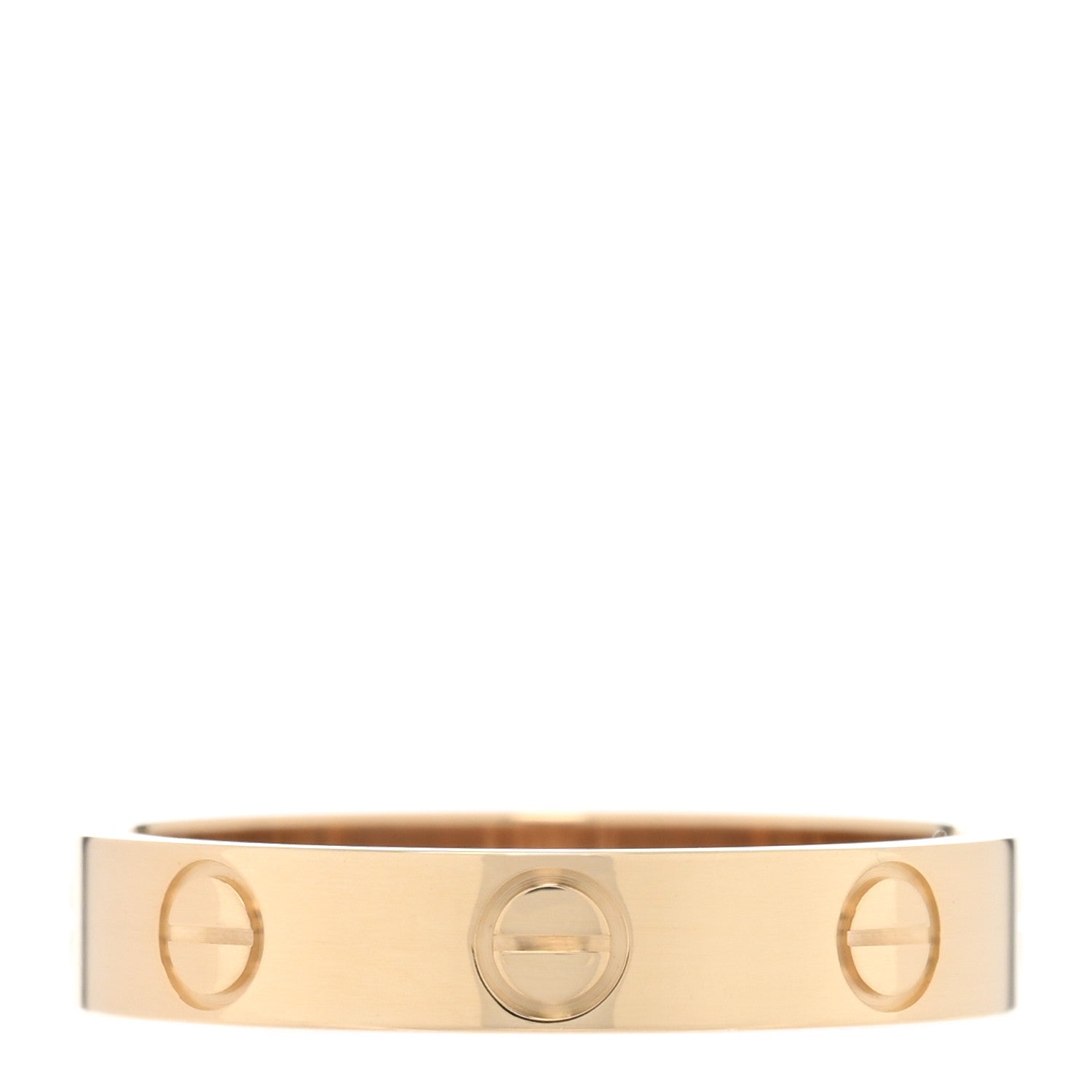 Cartier 18K Yellow Gold 3.5mm LOVE Wedding Band Ring 52 6 3 of 5