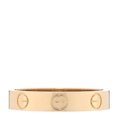 Cartier 18K Yellow Gold 3.5mm LOVE Wedding Band Ring 52 6 3 of 5