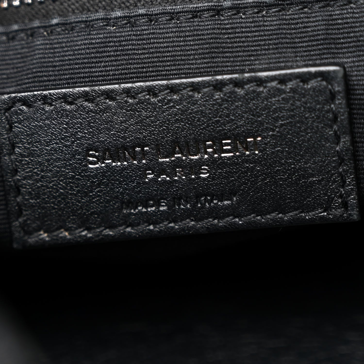 Saint Laurent Crinkled Calfskin Matelasse Monogram Large Niki Shopper Tote Black 6 of 17