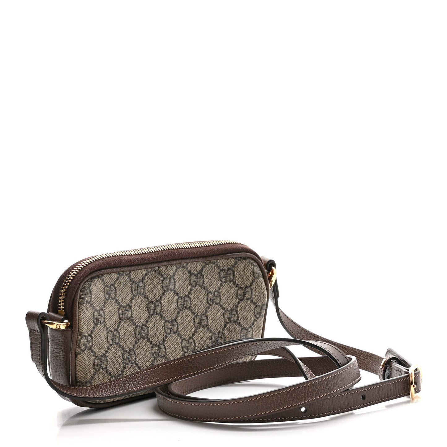 GG Supreme Monogram Web Mini Ophidia GG Bag Brown
