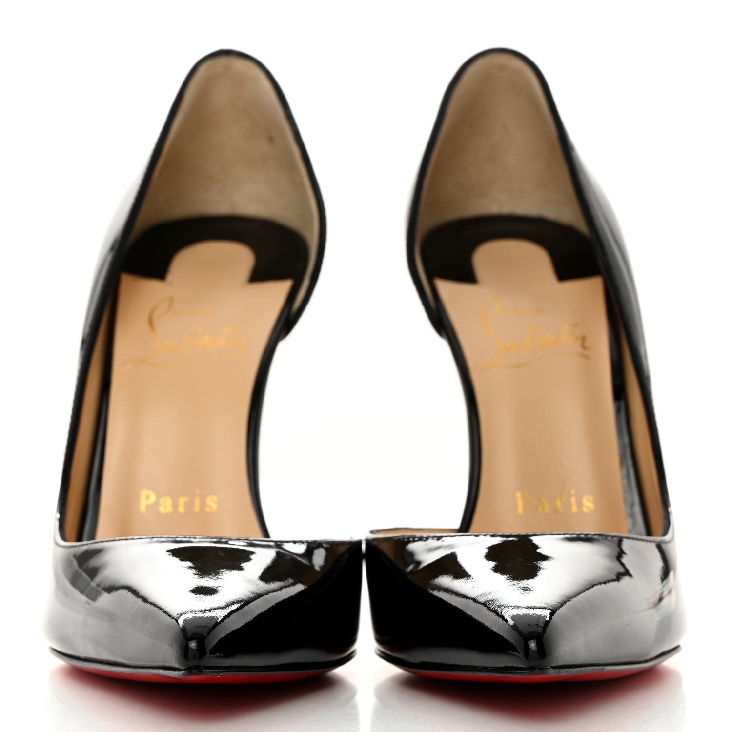 Christian Louboutin Patent Iriza 100 Pumps 36 Black 2 of 9