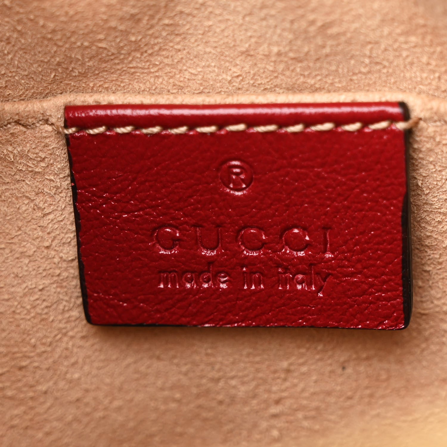 Gucci Monogram Azalea Calfskin Matelasse Diagonal Small GG Marmont Chain Shoulder Bag Beige Ebony New Cherry Red 6 of 11