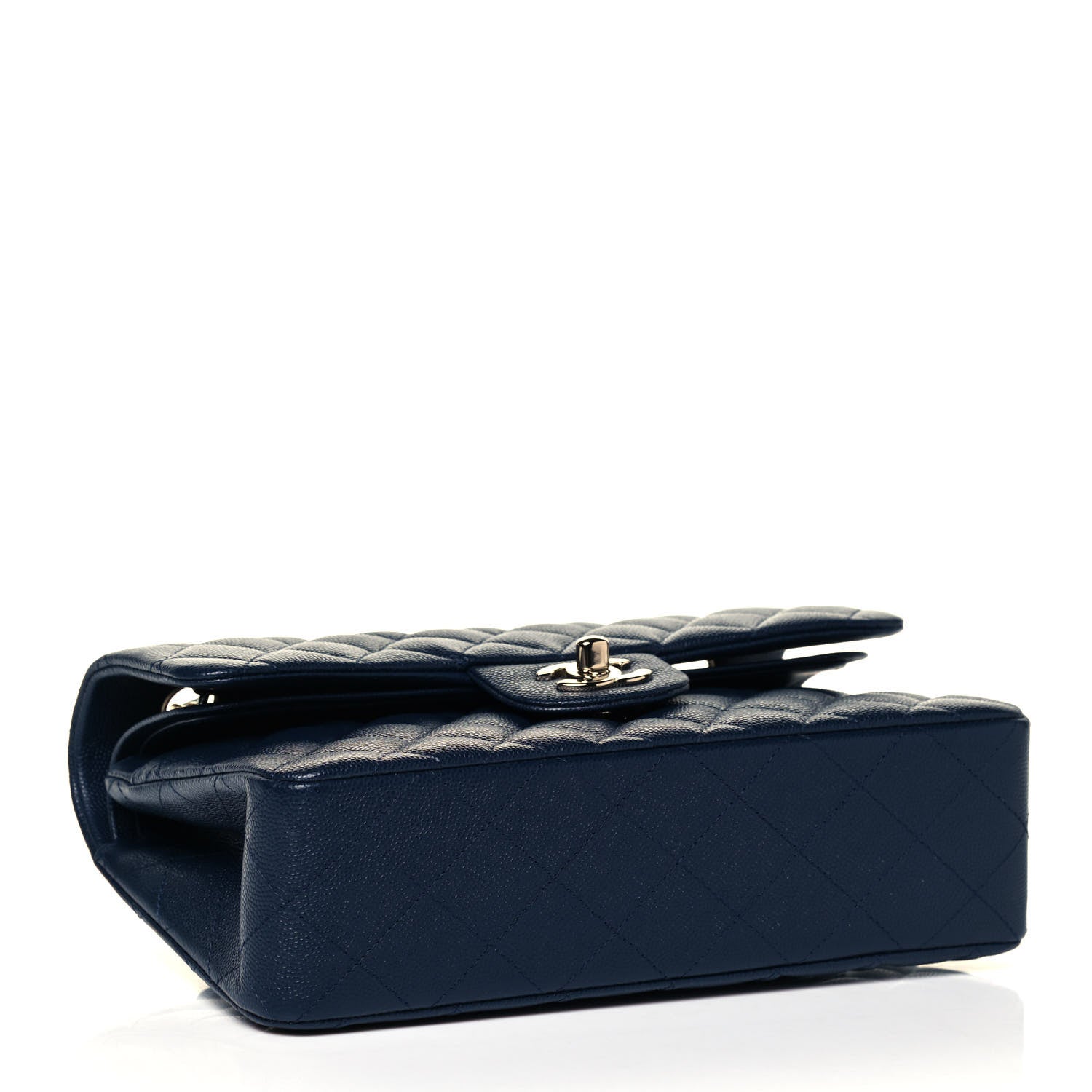 Chanel Caviar Quilted Small Double Flap Navy 4 of 9