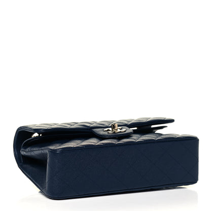Chanel Caviar Quilted Small Double Flap Navy 4 of 9