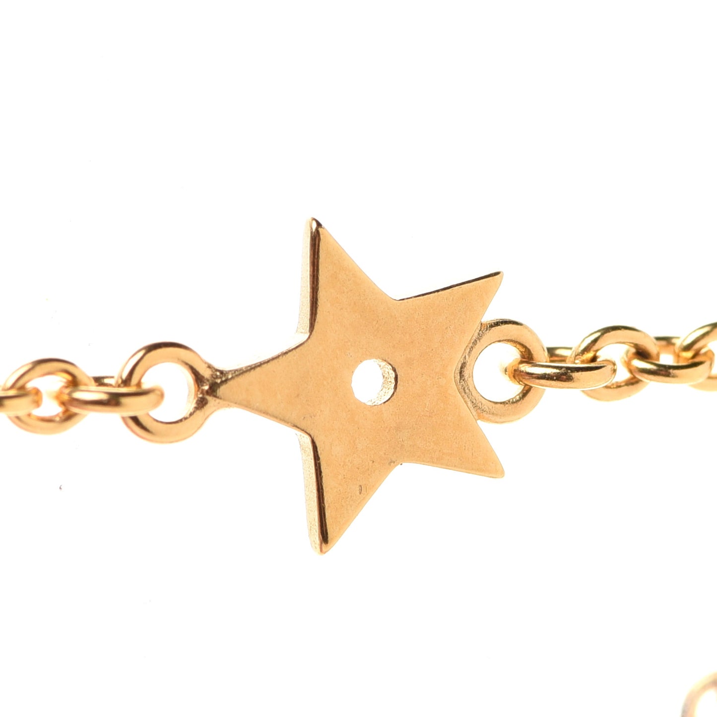 Crystal Heart Bracelet Gold