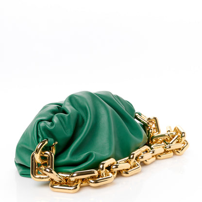 Bottega Veneta Calfskin The Pouch Chain Raintree 3 of 10