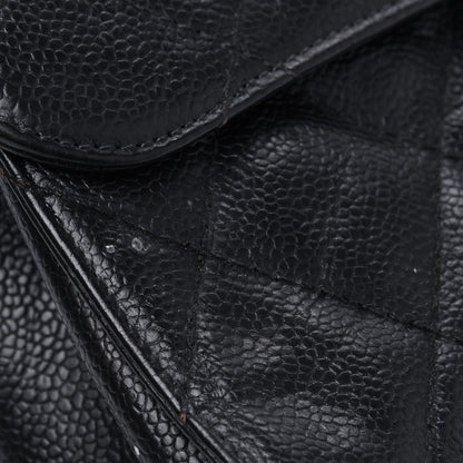 Chanel Crumpled Grained Calfskin Medium CC Crave Flap Black 21 of 22