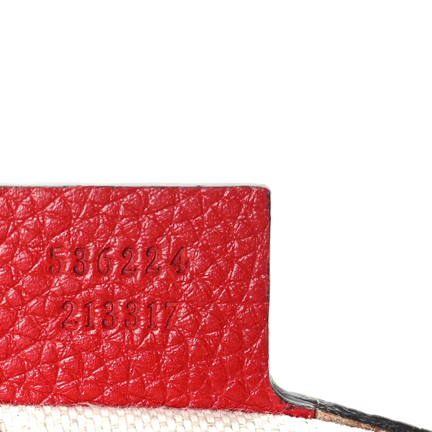 Gucci Pebbled Calfskin Medium Soho Flap Crossbody Vibrant Red 7 of 9