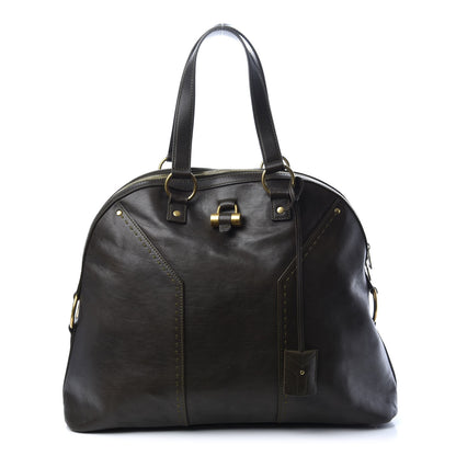 Saint Laurent Calfskin Oversized Muse Brown 1 of 10